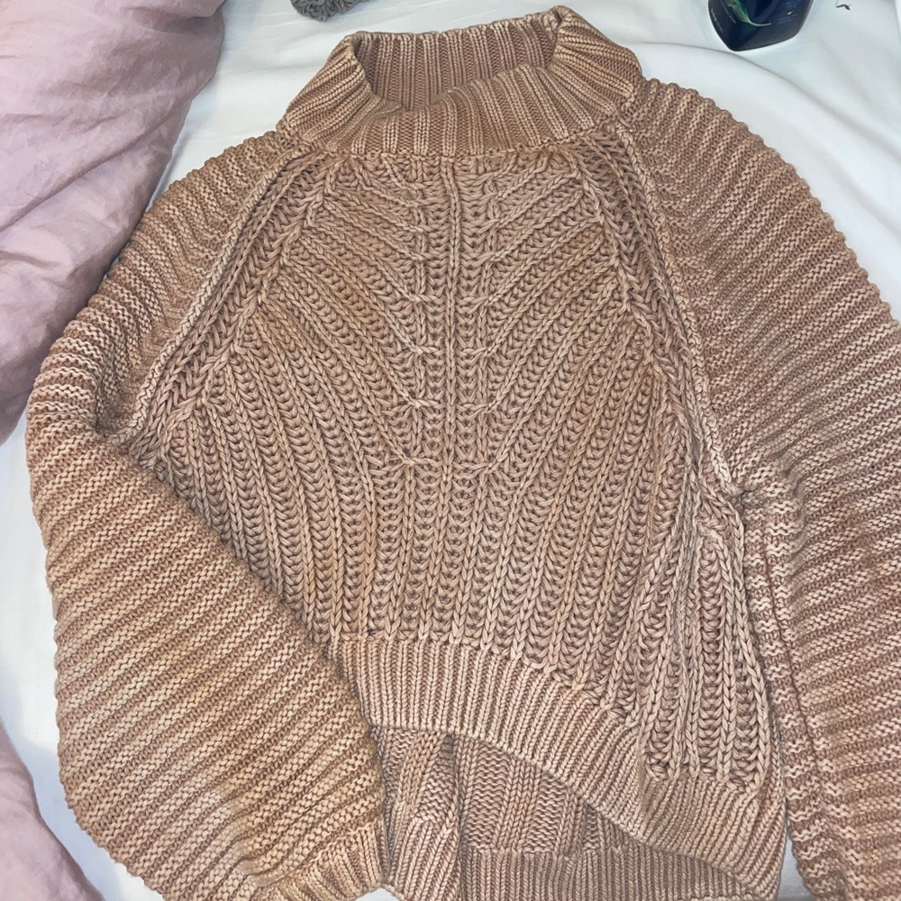 Free People Sweetheart Sweater in Sand Castle